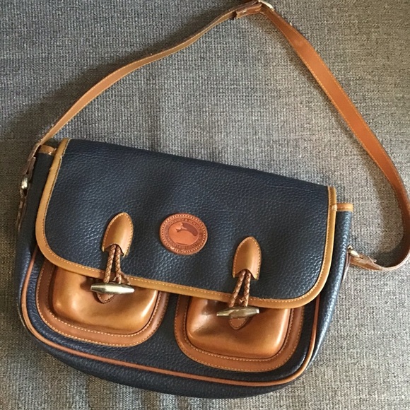 Vintage Dooney & Bourke Navy Handbag - Picture 6 of 12
